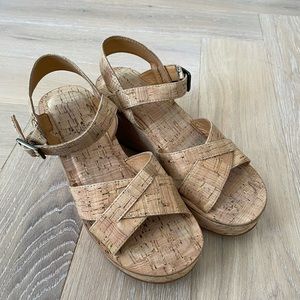 Kork-Ease Ava Natural Cork Upper sandals RETRO